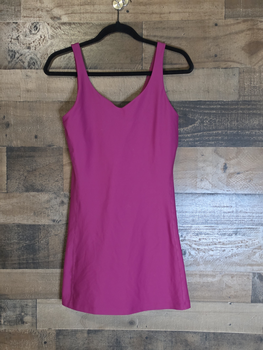 Old Navy Bright Fuchsia Slip Dress